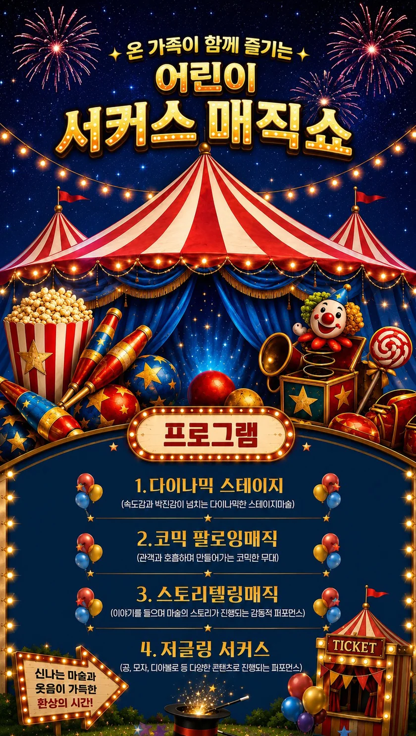 어린이 서커스 매직쇼 [시흥] 상세 안내 2