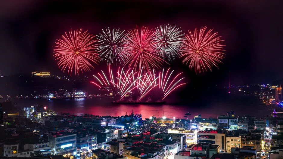 여수밤바다 불꽃축제 축제 이미지